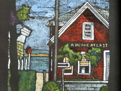 A Home At Last #1  16x20 black line