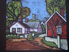 Old Provincetown #1 Black Line  16x20