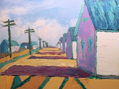 Truro Icon 16x16 oil on masonite